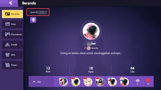 Cara nemuin ID kamu
